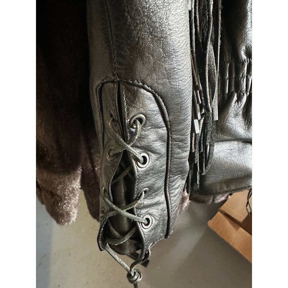 Hot Leathers women’s black friinge jacket - Picture 10 of 12